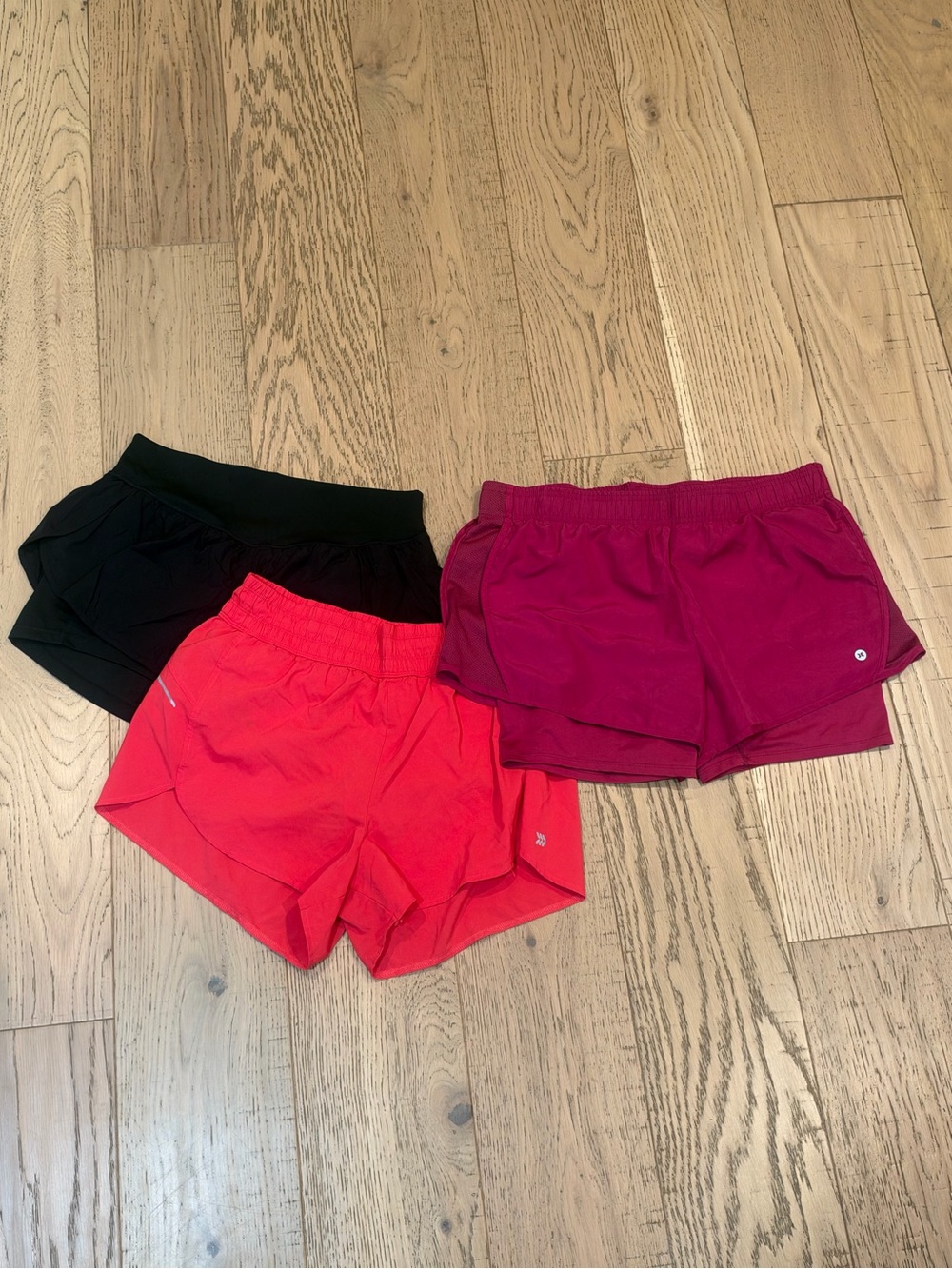 Women’s Large Athletic Running Shorts Lot of 3 ODODOS RBX All in Motion